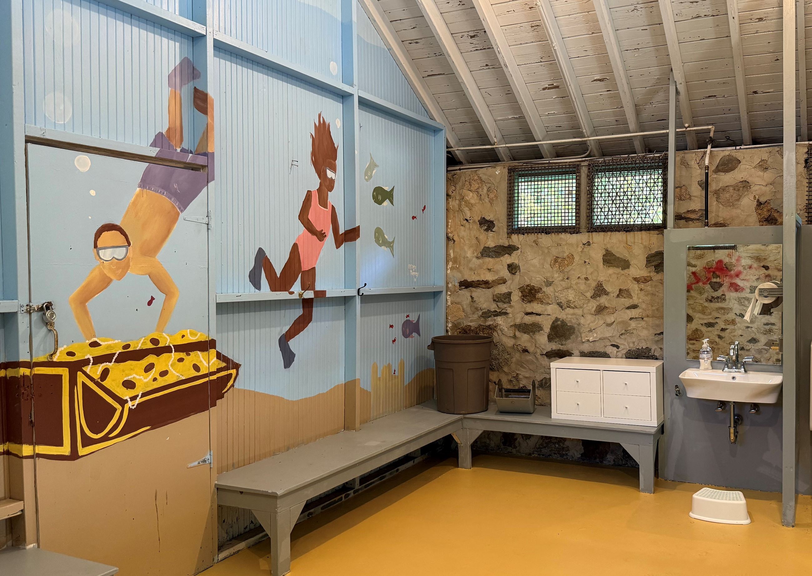 Girl Scouts - mens bathroom1